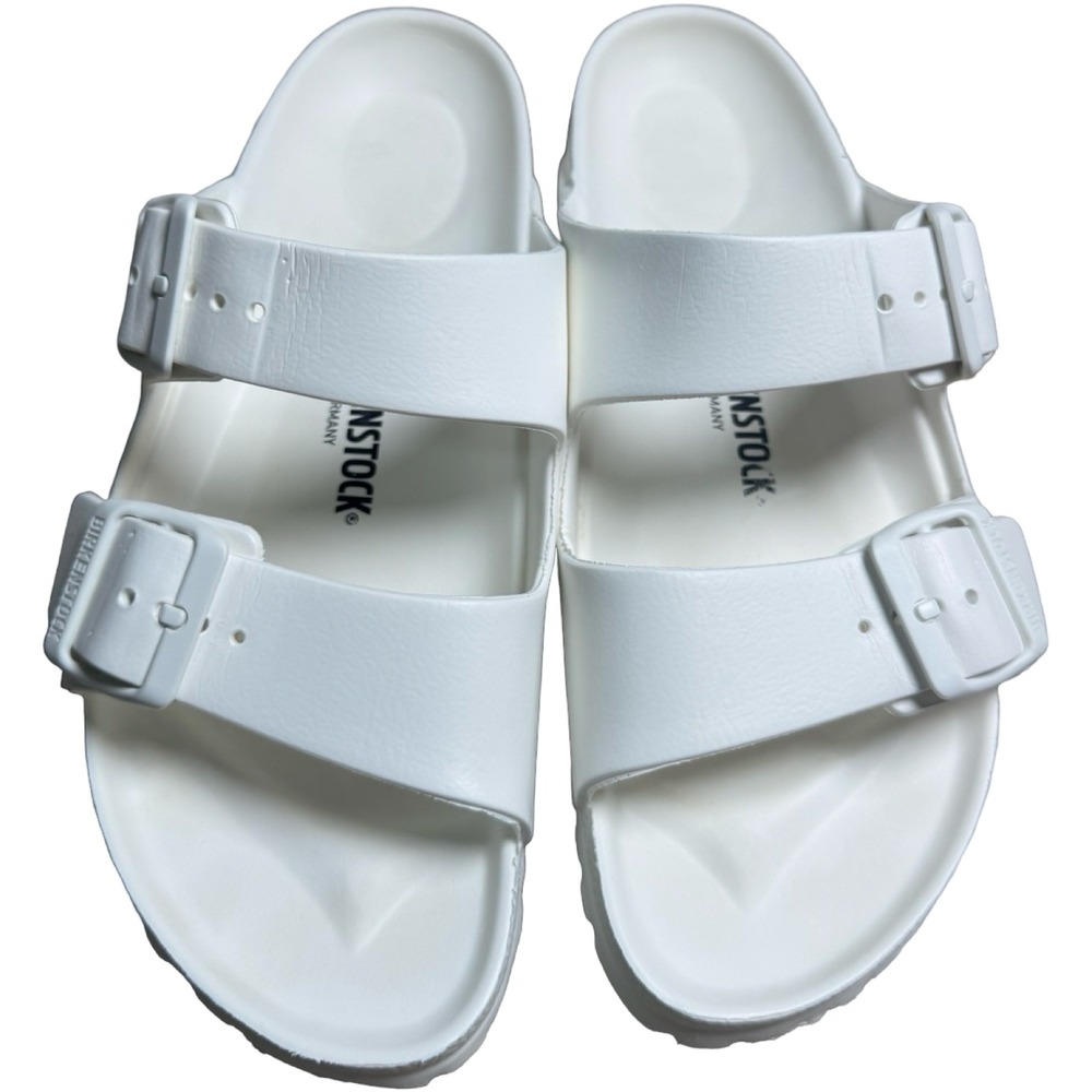 Birkenstock Arizona EVA Sandals Women 8 Men 6 White Good Waterproof Slides